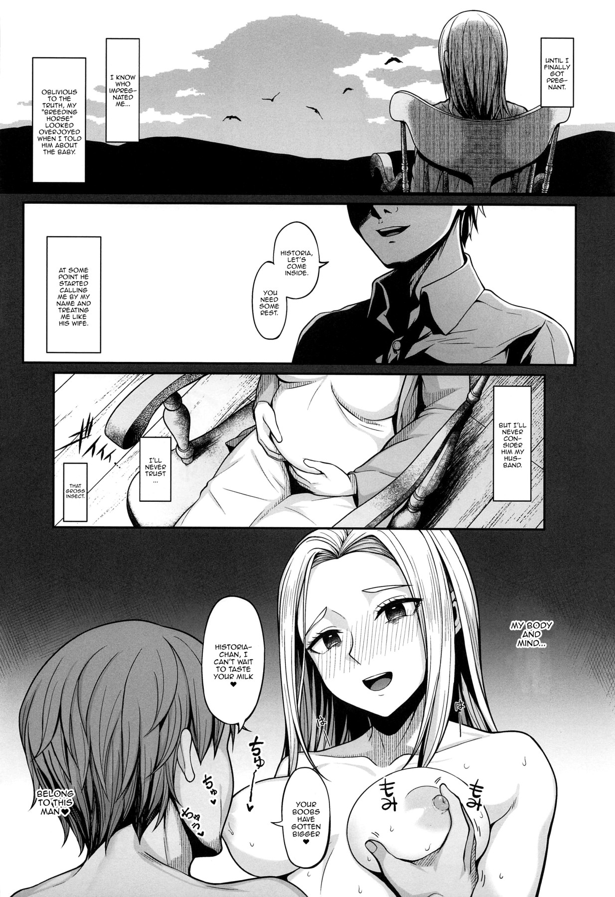 Hentai Manga Comic-If Historia Gives Into The Pleasure She'll Become A Pregnant Bellied Queen-Read-20